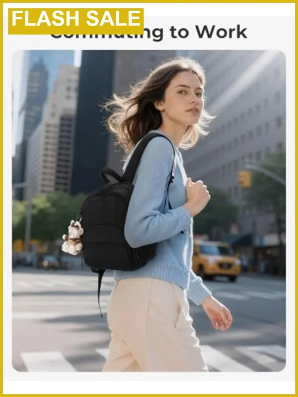 Mini Puffer Backpack Water-Resistant Quilted Convertible Daypack Women's Bag